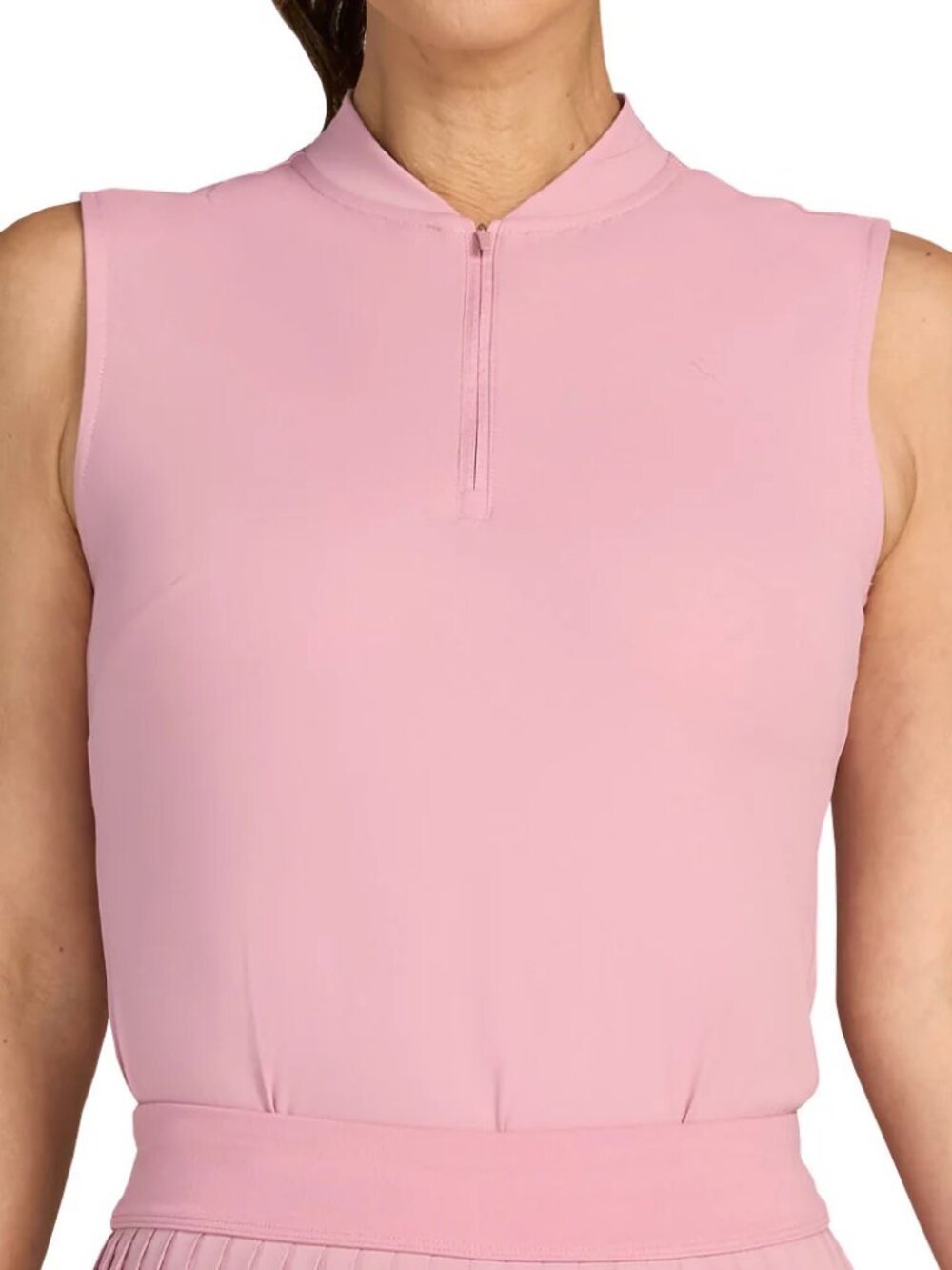 NEW Bad Birdie Blade Sleeveless Golf Polo Shirt Dark Rose Women's Size XL